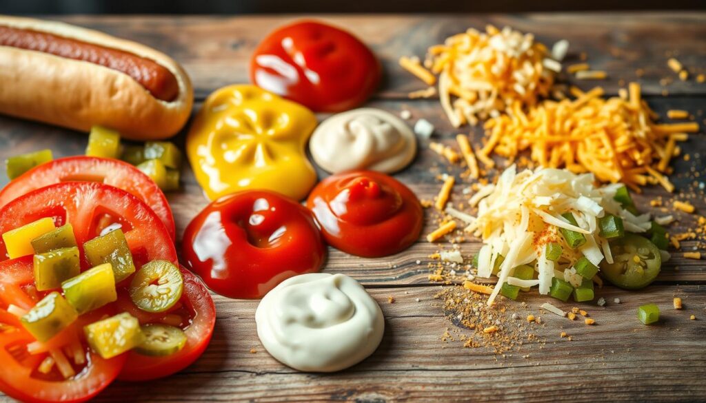 homemade hot dog toppings