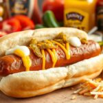 mouthwatering hot dog condiments