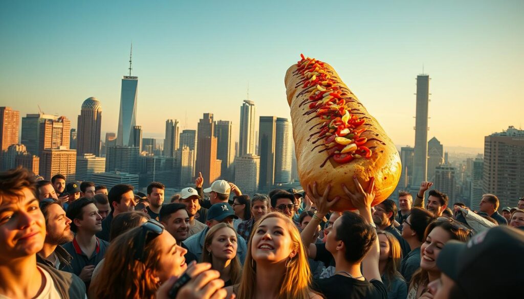 world's longest hot dog record